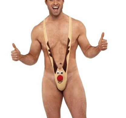 Christmas deer sexy underwear men's reindeer sexy underwear festival rave party costumes
