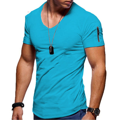 Solid color bottoming shirt