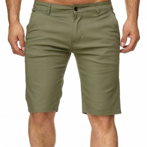 Summer Beach Travel Men's Casual Solid Color Slim Pants