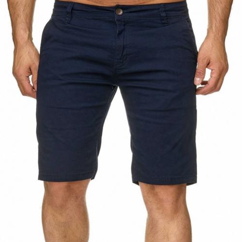Summer Beach Travel Men's Casual Solid Color Slim Pants
