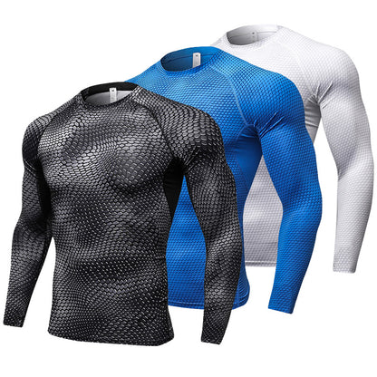 Long Sleeve Sport Shirt Men Quick Dry Running T-shirts Gym Clothing Fitness Top Crossfit T Shirt