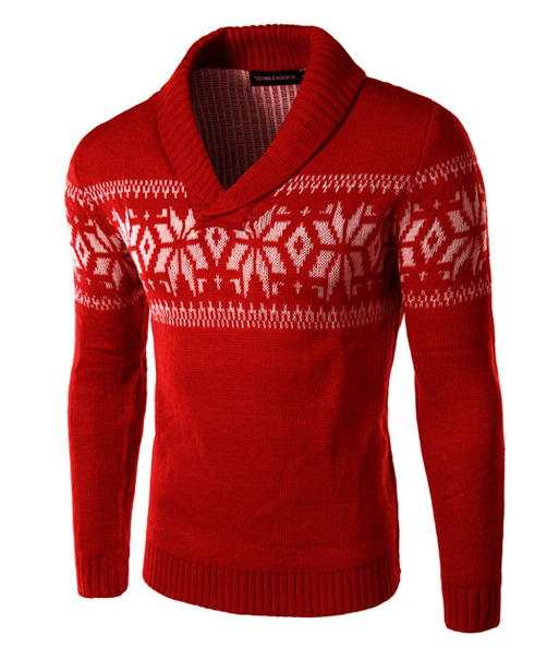 Christmas men go with all kinds of trendy sweaters