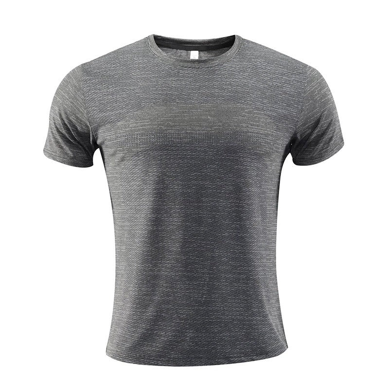Men's short sleeved sports T-shirt, quick drying clothes, summer running clothes, fitness clothes