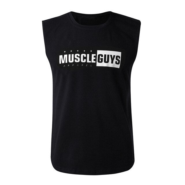 Men Tank Top Bodybuilding Stringers Tank Tops Singlet Brand gyms Clothing Sleeveless Shirt