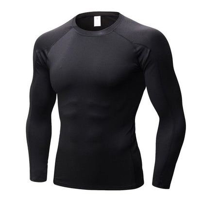 2018 Men's Quick Dry Breathable T-Shirt Fitness Hip Hop T-Shirts Men Sport Long Sleeve Gym Fitness T Shirt