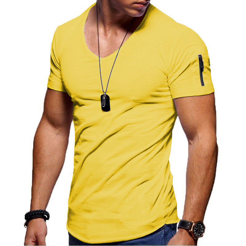 Solid color bottoming shirt