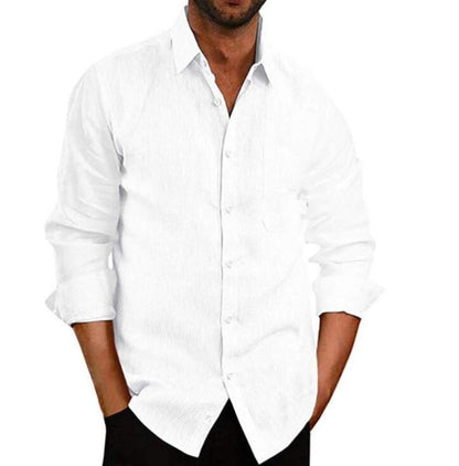 EP Short Sleeve Shirt Men Lapel Neck Button Pockets Solid Male Blouse Tops Men Brand Clothes