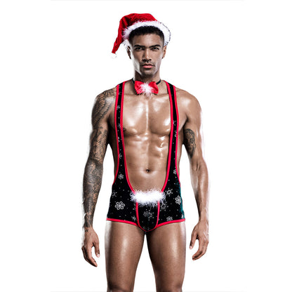 Sexy Sexy Lingerie One-piece Christmas Outfit For Men