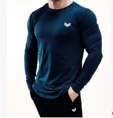 New Long Sleeve T Shirt Sport Men Gym Shirt Quick Dry Gym Fitness Training Running T Shirt Men Workout T-Shirt Bodybuilding Tops