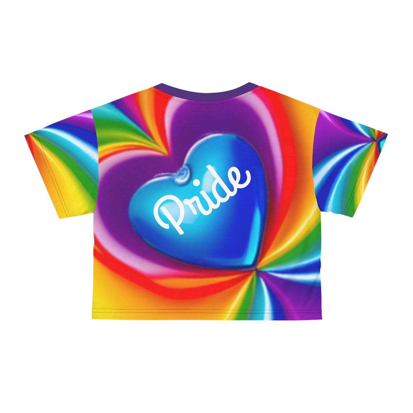 Pride Crop Tee, Lesbian Crop Tee, Tshirt, Ladies' Tshirt, Crop shirt, LGBTQ Crop Tee, Crop Tee, Queer Clothes