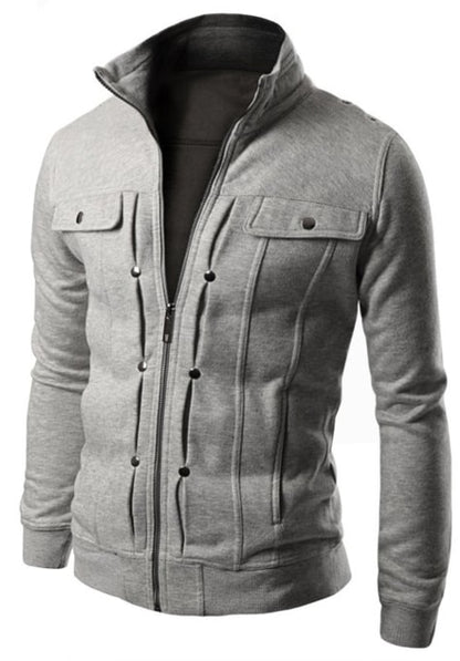 Brand  Cardigan Multi Button Hoodies Men Fashion Tracksuit Male Sweatshirt Mens Purpose Tour