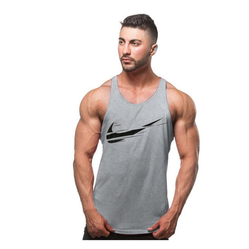 Gyms Brand singlet canotte bodybuilding stringer tank top men fitness vest muscle guys sleeveless vest