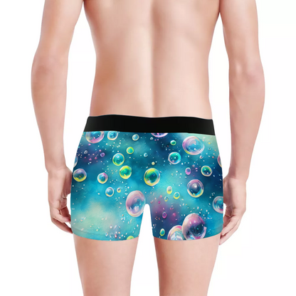 Bubbles Men's Short Pants Summer Swimwear Beach Trunks