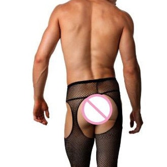 Men's Body Stockings - Men's Fishnet pantyhose - Men's nylon stockings - Men's fishnet stockings- men's garter belt - Men's Bodysuit -