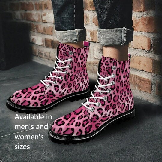 Custom Round Toe Boots Fashion Unisex All Over Print Shoes