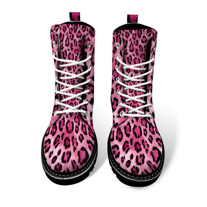 Custom Round Toe Boots Fashion Unisex All Over Print Shoes