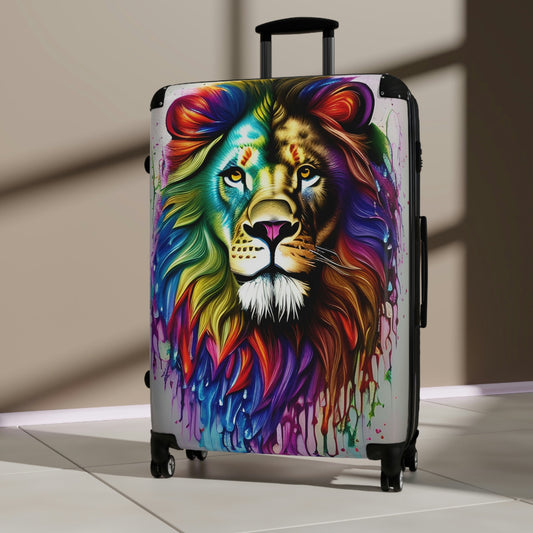 Men's Suitcase, Man's Suitcase, Suitcase for Men,  Pride Suitcase, LGBTQ Suitcase, Bisexual Suitcase, LGBT Suitcase, Rainbow Flag suitcase,