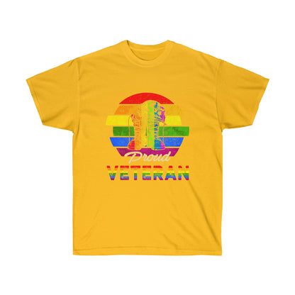 Proud Veteran - LGBTQ Veteran Shirt  - Veteran Tshirt - Veteran T-shirt - Veteran Tee Shirt - Veteran Pride - Gay Pride