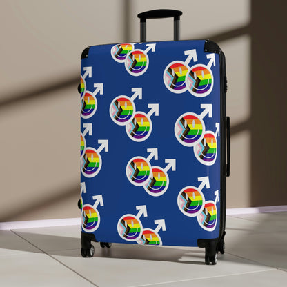 LGBT Suitcase, Pride Suitcase, Bisexual Suitcase, LGBT Suitcase, Lesbian suitcase, Rainbow Flag suitcase, Queer Suitcase, Suitcase, luggage