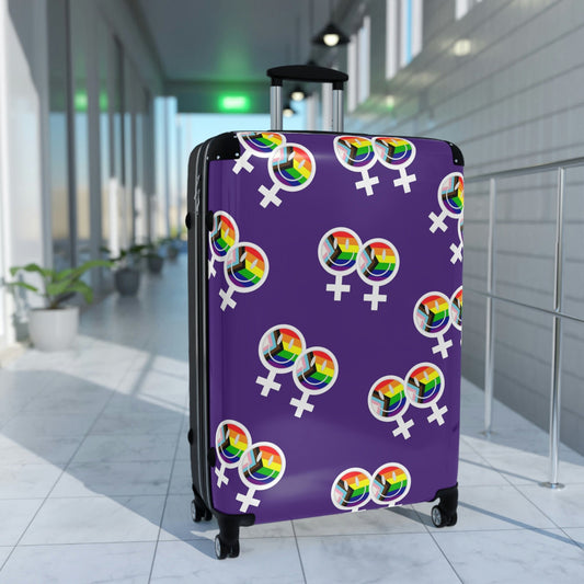 LGBT Suitcase, Pride Suitcase, Bisexual Suitcase, LGBT Suitcase, Lesbian suitcase, pride luggage, Queer suitcase,  luggage, gay pride