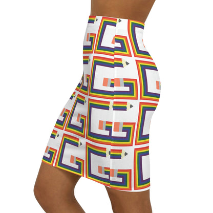Gay PRIDE , Pencil Skirt, Womens Skirt, work skirt, gay clothes, gay pride clothing, gay outfit, queer clothes, gay clothing, queer clothing