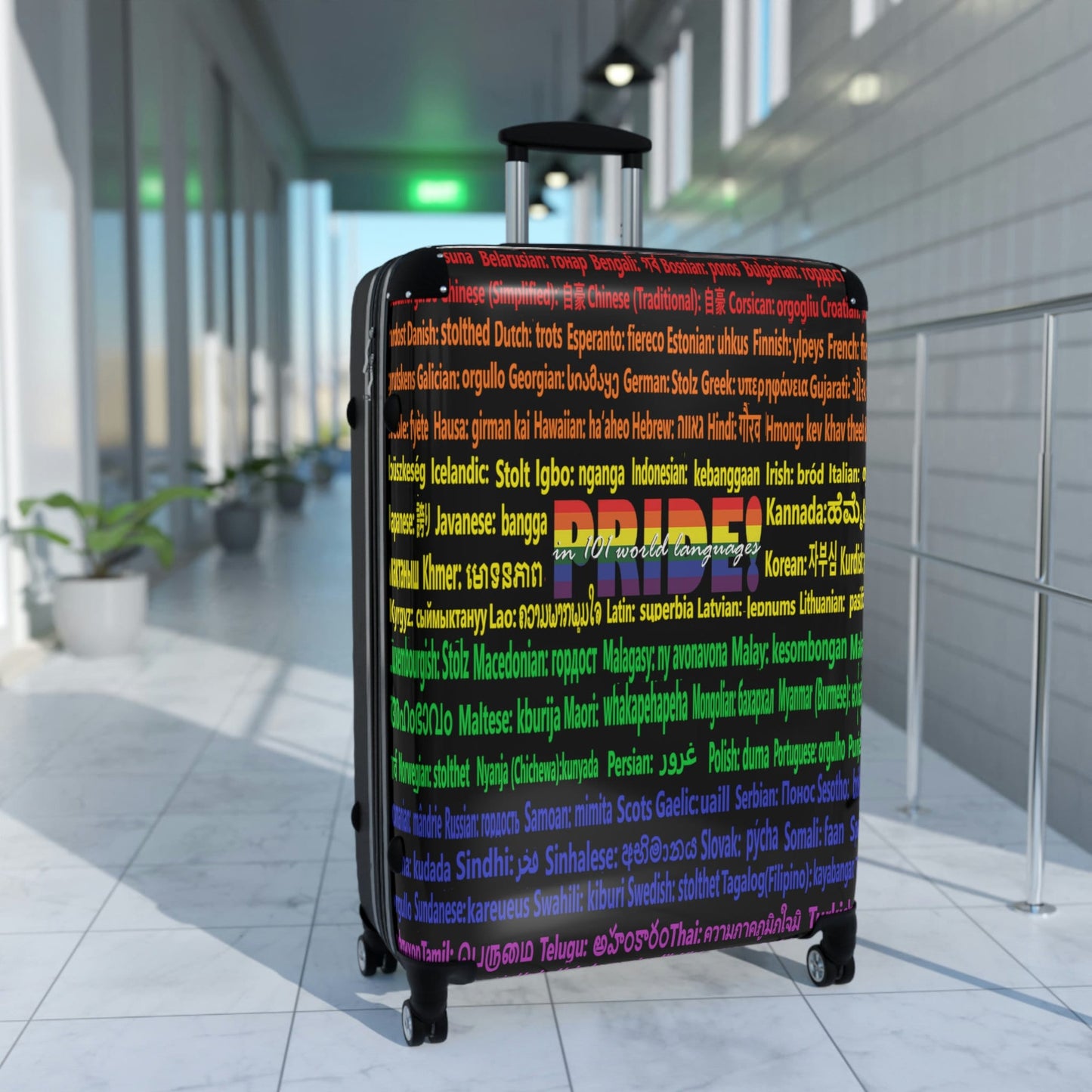 PRIDE LGBT Suitcase, Pride Suitcase, Bisexual Suitcase, LGBT Suitcase, pride luggage, Queer suitcase, gay luggage, gay pride