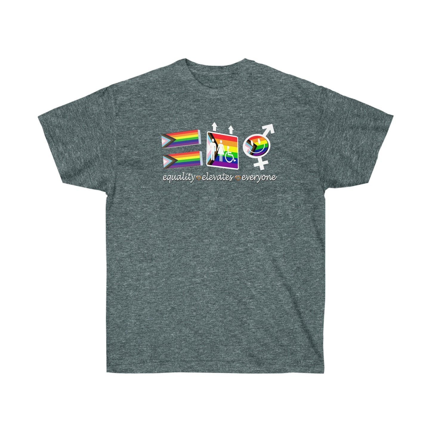 Equality Elevates Everyone Shirt, Rainbow Flag Shirt, Gay Pride Shirt, Pride Month Shirt, Gay Rights Shirt, Gay Rainbow Shirt, Pride