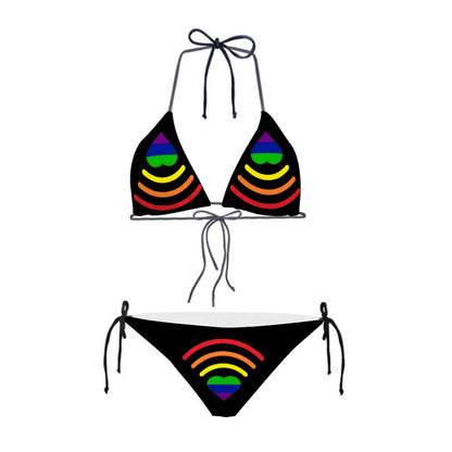 String Bikini - PRIDE - Gay Pride - Lesbian Bikini - Gay Pride Bikini Set - Women's  swimwear - pride swimwear - Women's pride swimwear