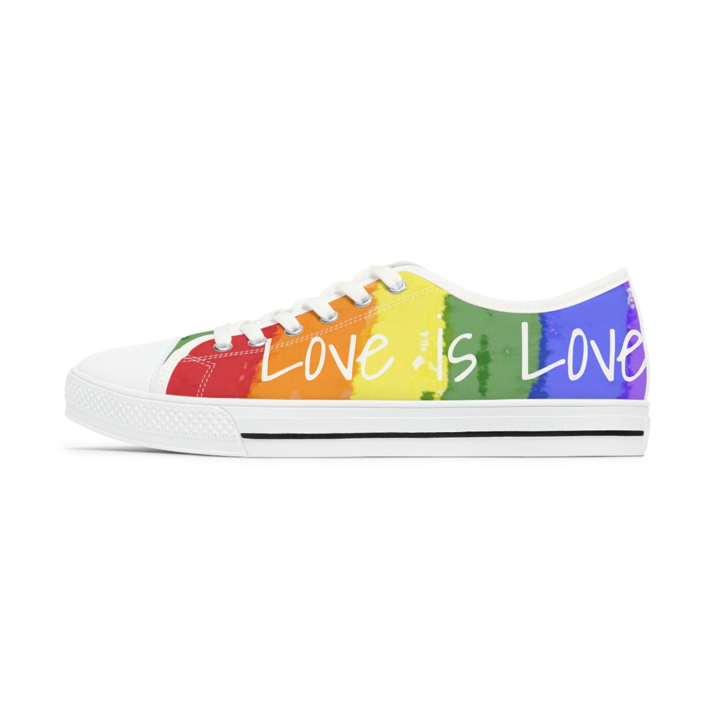 PRIDE -  Sneakers - Women - Lady - LGBTQ - Rainbow flag - Tennis Shoes - Gay - Queer –  Lesbian - Men - Love is Love