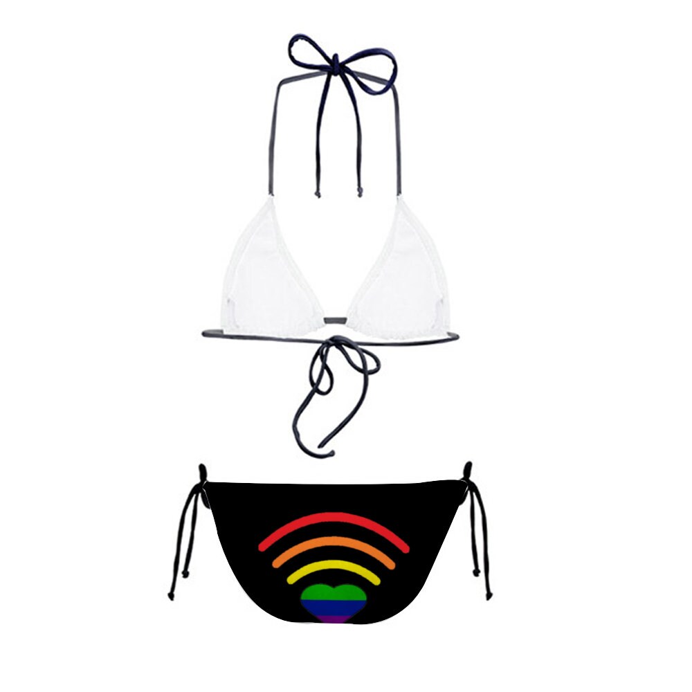 String Bikini - PRIDE - Gay Pride - Lesbian Bikini - Gay Pride Bikini Set - Women's  swimwear - pride swimwear - Women's pride swimwear