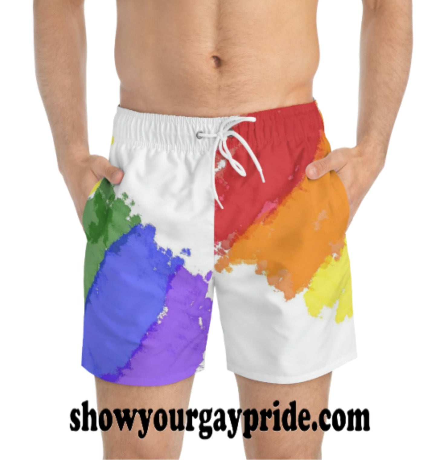 Pride, Gay Pride, Men's swimsuit, Men's swimming trunks, Men's bikini swimsuit, Men's speedo, Queer Clothes, gay bathing suit, rainbow flag