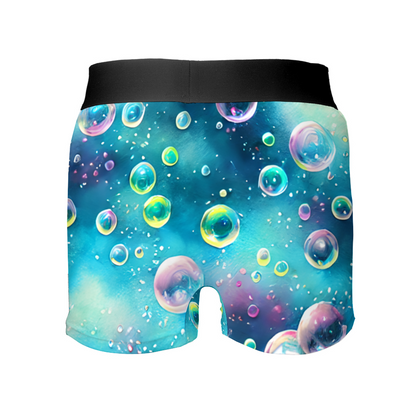 Bubbles Men's Short Pants Summer Swimwear Beach Trunks