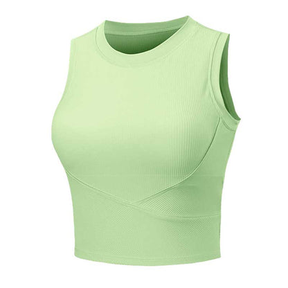 TN Summer Sleeveless Vest Sports Breathable Yoga Clothes Quick Dry Sports Top